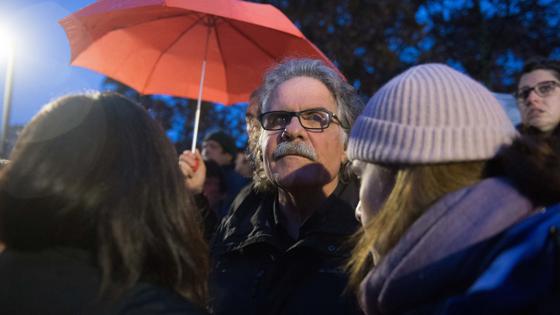 Joan Tardá, portavoz de ERC en el Congreso, en la entrada del Museo de Lérida