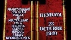 Fue proyectada otra imagen alusiva a la «pericia» de Franco