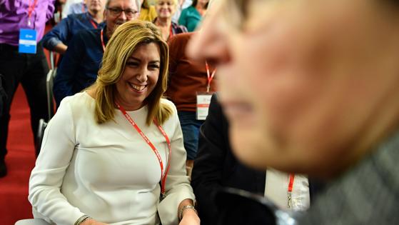La presidenta de la Junta de Andalucía, Susana Díaz