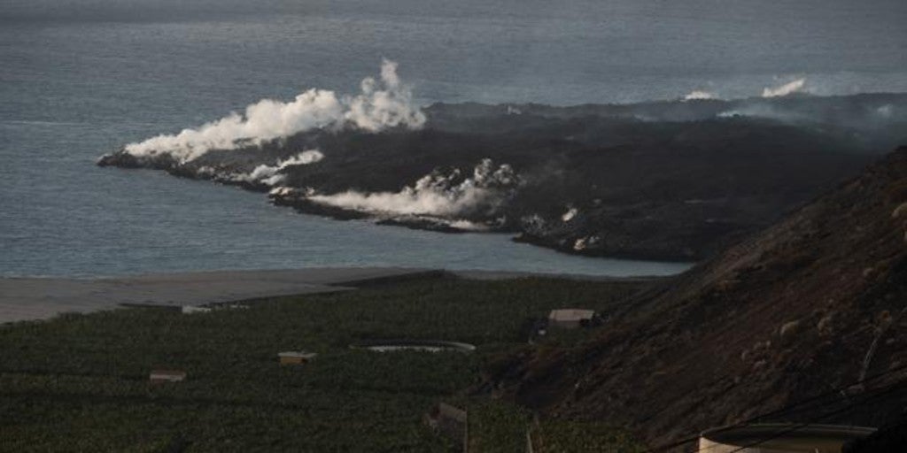 La fajana del volcán de La Palma podría derrumbarse