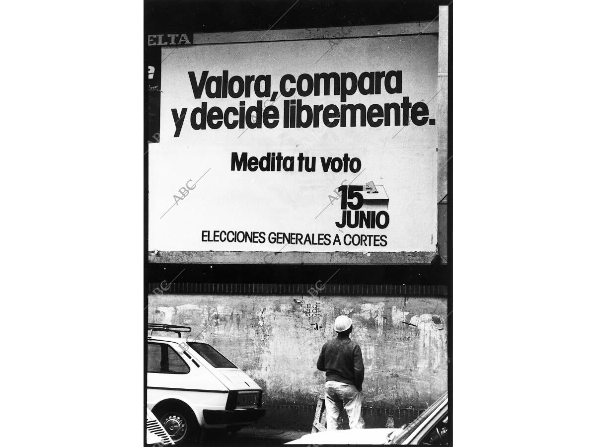 Cartel Electoral De Las Elecciones De 1977 Archivo ABC