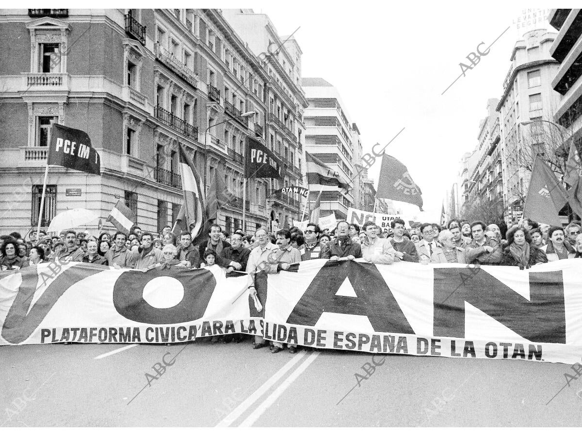 Manifestaci N Anti Otan En Madrid Archivo Abc