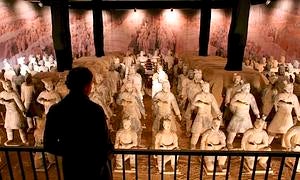 Las figuras de terracota sobrevivieron al terremoto de Chile
