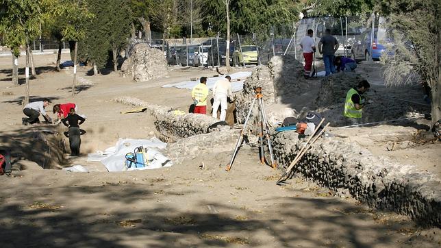 Hallan gran parte de la espina que dividía en dos el Circo Romano