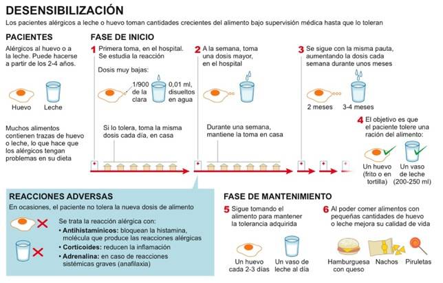 Huevo alergicos al alimentos para
