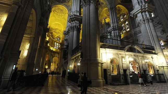 Interior de la catedral de Málaga