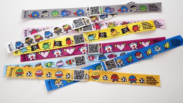 Pulseras para localizar niños perdidos