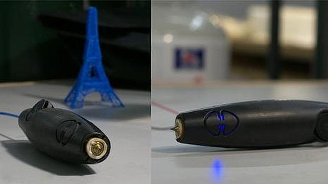 Un bolígrafo para hacer dibujos 3D en el aire