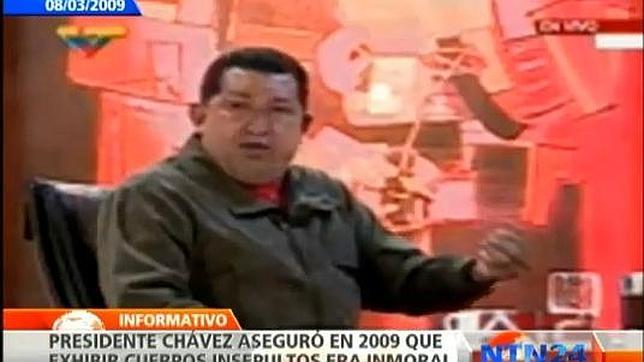 Hugo Chávez opinaba que embalsamar un cuerpo era «un acto macabro»