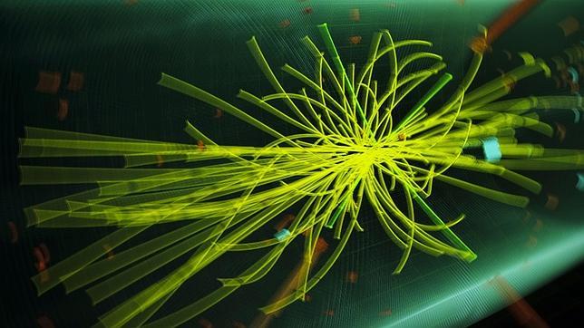 Colisión de partículas en el LHC