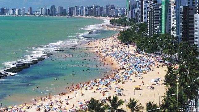 La playa Boa Viagem, en Recife