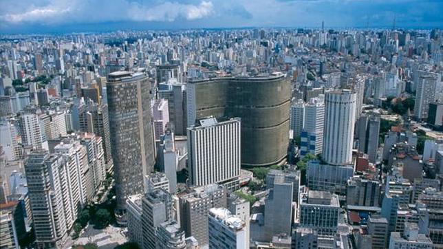 El «sky line» de Sao Paulo