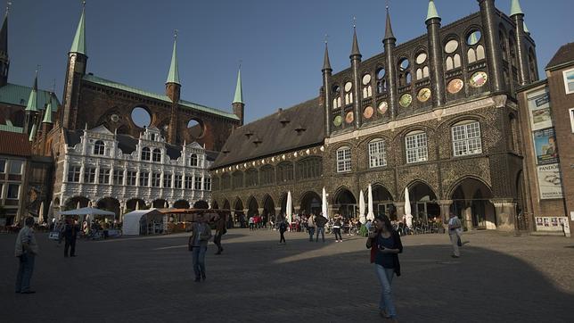 Plaza del Mercado en Lübeck