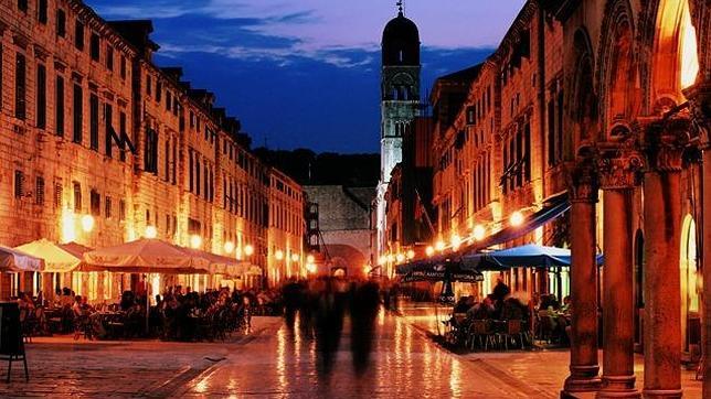 La calle central de Dubrovnik