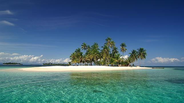 Una de las islas situadas en la comarca Guna Yala