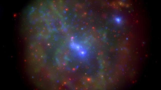 Una nube tres veces la Tierra, en ruta hacia el gran agujero negro de la galaxia