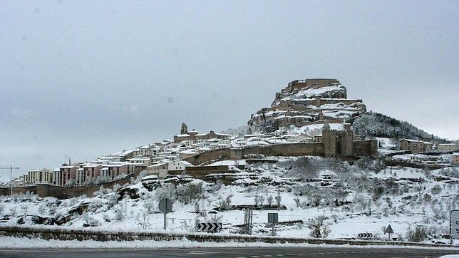 Imagen de la localidad de Morella nevada