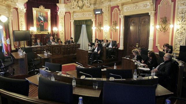 Pleno del Ayuntamiento este viernes en el que la oposición abandonó antes de finalizar