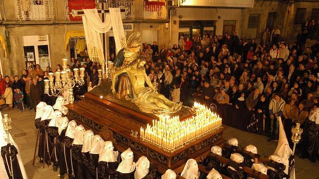 Santísimo Cristo de la Piedad de Viveiro que desfila el Viernes Santo a las 22.00 horas
