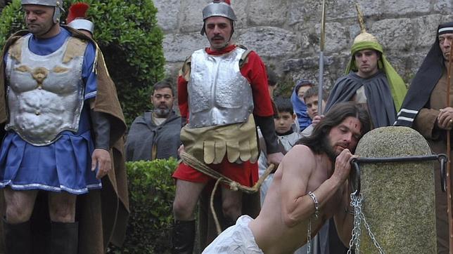 Los vecinos de Paradela (Meis) recrean la Pasión desde al menos 1800