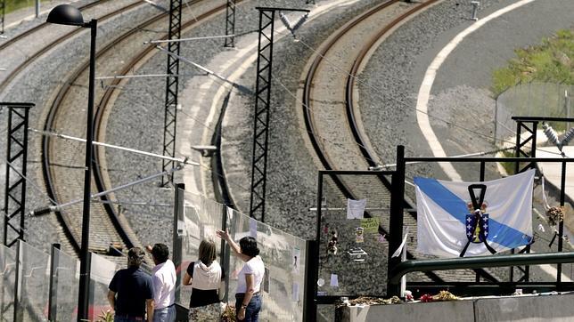 Curva de A Grandeira donde tuvo lugar el accidente ferroviario de Angrois