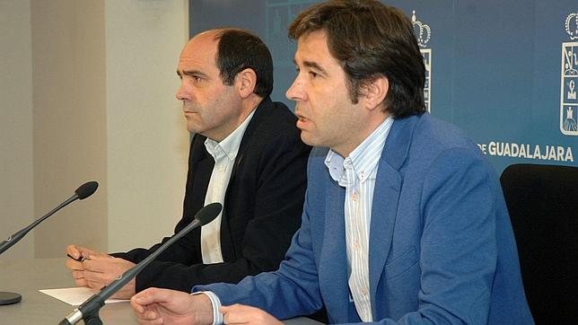 Lorenzo Robisco junto a José Ángel Parra