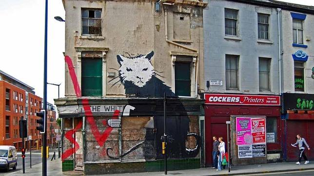 «Liverpool rat», de Banksy