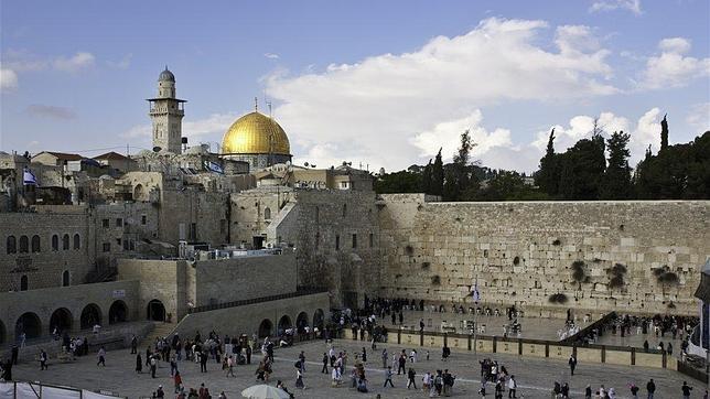 Muro de las Lamentaciones, en Jerusalén
