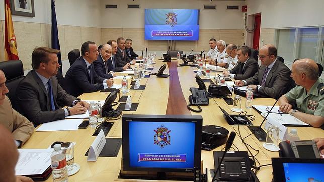 Reunión con los responsables operativos del dispositivo de seguridad