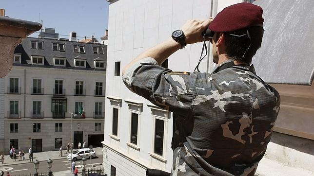 Un miembro del Grupo de Operaciones Especiales (GEO)