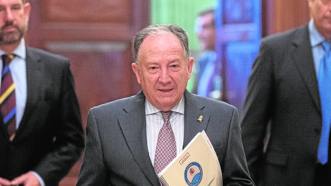 Felix Sanz Roldan, director del CNI, en una comparecencia en el Congreso