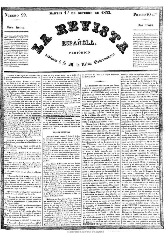 Las portadas que anunciaron a los Reyes de España desde 1788