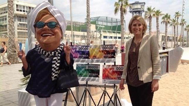 La grossa se ha presentado esta mañana en la playa de Barcelona