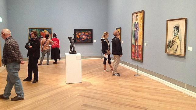 Una de las salas del Moderna Museet