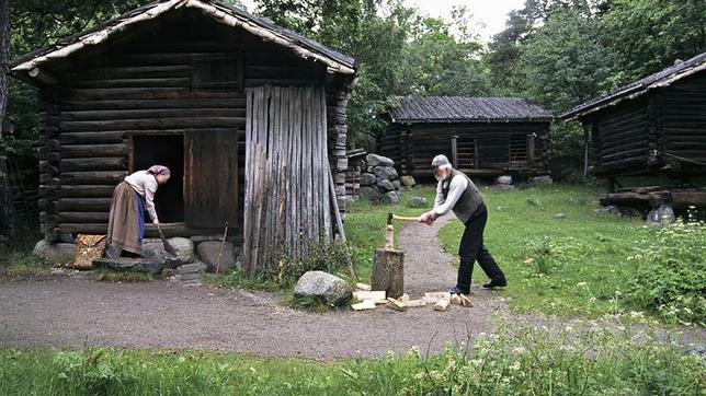 Arquitectura y tradición en Skansen