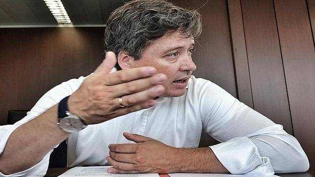 Imagen de Luis Santamaría durante la entrevista concedida a ABC este viernes