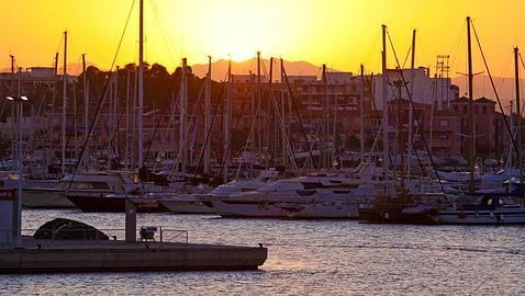 Puesta de sol en Torrevieja