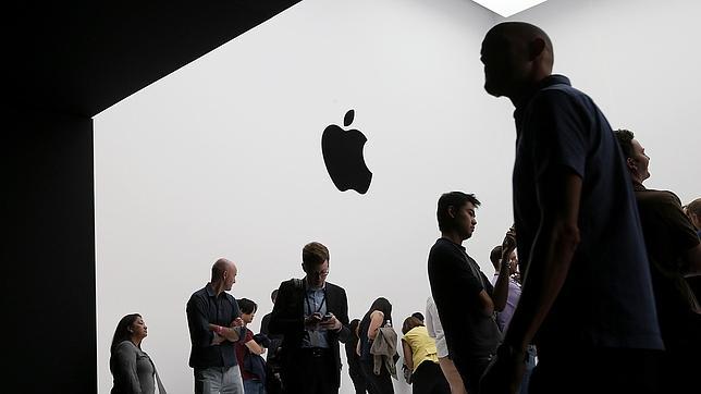 Visitantes en la keynote de Apple