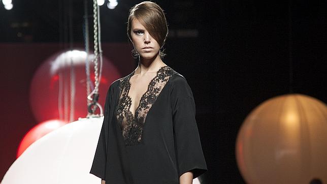 Desfile de Alvarno el pasado lunes en la MBFWM