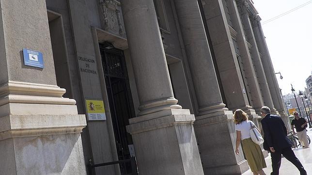 Imagen de la sede central de Hacienda en Valencia
