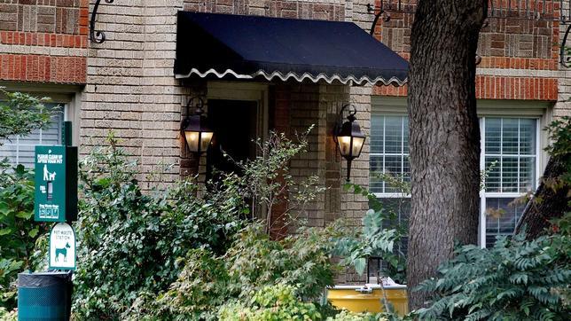Imagen de la vivienda de la infectada, en Dallas (Texas, EE.UU.)