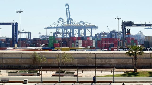 Imagen del puerto de Valencia