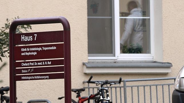 Vista del hospital St. Georg de Leipzig