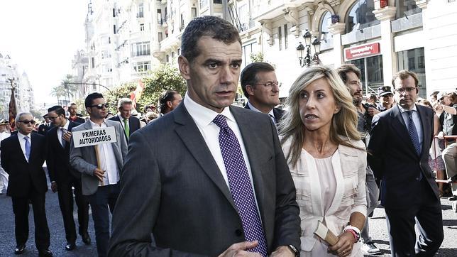 Imagen de Toni Cantó durante los actos del 9 d'Octubre