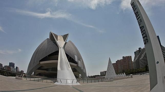 Imagen reciente del exterior del Palau de les Arts