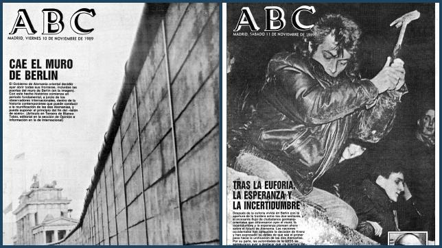 los periódicos y la construcción del muro de Berlín