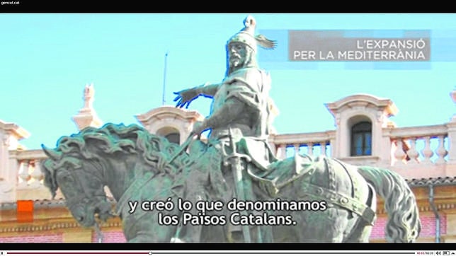 Captura del vídeo difundido por la Generalitat de Cataluña