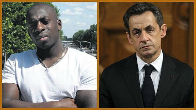 Coulibaly (izquierda) y Sarkozy en un montaje fotográfico