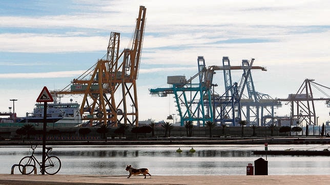 Imagen de una de las terminales del puerto de Valencia