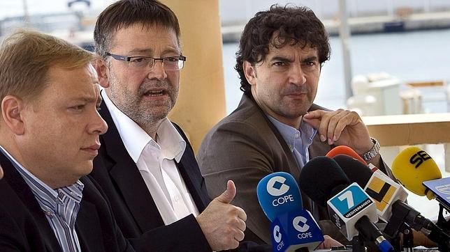 José Manuel Orengo, Ximo Puig y Francesc Colomer, en una imagen de archivo